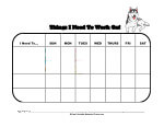 behavior chart